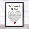 Eurythmics The Miracle Of Love White Heart Song Lyric Quote Music Print