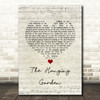 The Cure The Hanging Garden Script Heart Song Lyric Quote Music Print