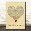 Christina Aguilera The Voice Within Vintage Heart Song Lyric Quote Music Print