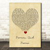 The Divine Comedy Norman And Norma Vintage Heart Song Lyric Quote Music Print