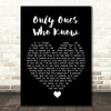 Arctic Monkeys Only Ones Who Know Black Heart Song Lyric Quote Music Print