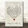 Billie Holiday Crazy He Calls Me Script Heart Song Lyric Quote Music Print