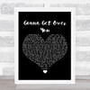 Sara Bareilles Gonna Get Over You Black Heart Song Lyric Quote Music Print