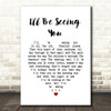 Peggy Lee I'll Be Seeing You White Heart Song Lyric Quote Music Print