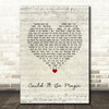 Take That Could It Be Magic Script Heart Song Lyric Quote Music Print