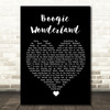 Earth, Wind And Fire Boogie Wonderland Black Heart Song Lyric Quote Music Print