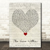 Christina Aguilera The Voice Within Script Heart Song Lyric Quote Music Print