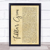 The Irish Rovers Fiddlers Green Rustic Script Song Lyric Quote Music Print