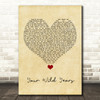 The Menzingers Your Wild Years Vintage Heart Song Lyric Quote Music Print