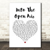 Julie Fowlis Into The Open Air White Heart Song Lyric Quote Music Print