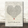 Van Morrison And It Stoned Me Script Heart Song Lyric Quote Music Print