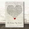 McRaes He Knows My Name Script Heart Song Lyric Quote Music Print