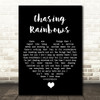 Shed Seven Chasing Rainbows Black Heart Song Lyric Quote Music Print