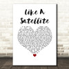 Thunder Like A Satellite White Heart Song Lyric Quote Music Print