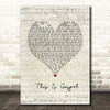 Panic! At The Disco This Is Gospel Script Heart Song Lyric Quote Music Print