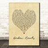 Chevel Shepherd Broken Hearts Vintage Heart Song Lyric Quote Music Print