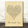 Cliff Richard The Next Time Vintage Heart Song Lyric Quote Music Print