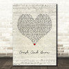 Savage Garden Crash And Burn Script Heart Song Lyric Quote Music Print