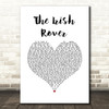 The Dubliners The Irish Rover White Heart Song Lyric Quote Music Print