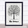 Garth Brooks The Dance Music Script Tree Song Lyric Quote Music Print