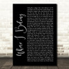 Switchfoot Where I Belong Black Script Song Lyric Quote Music Print