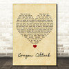 Queen Dragon Attack Vintage Heart Song Lyric Quote Music Print
