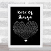 Killswitch Engage Rose Of Sharyn Black Heart Song Lyric Quote Music Print