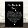 The Divine Comedy Gin Soaked Boy Black Heart Song Lyric Quote Music Print