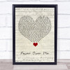 Dermot Kennedy Power Over Me Script Heart Song Lyric Quote Music Print