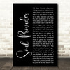 Michael Bolton Soul Provider Black Script Song Lyric Quote Music Print