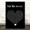 Kylie Minogue All The Lovers Black Heart Song Lyric Quote Music Print