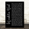 Rod Stewart Mandolin Wind Black Script Song Lyric Quote Music Print