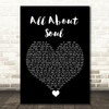 Billy Joel All About Soul Black Heart Song Lyric Quote Music Print