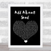 Billy Joel All About Soul Black Heart Song Lyric Quote Music Print