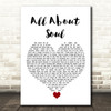 Billy Joel All About Soul White Heart Song Lyric Quote Music Print