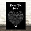 Kid Rock Stand The Pain Black Heart Song Lyric Quote Music Print