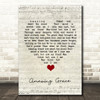 POONAM Amazing Grace Script Heart Song Lyric Quote Music Print