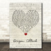 Queen Dragon Attack Script Heart Song Lyric Quote Music Print