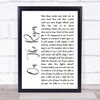 The Wonder Stuff On The Ropes White Script Song Lyric Quote Music Print