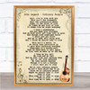 John Legend Ordinary People Song Lyric Vintage Quote Print