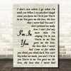 Peter Frampton I'm In You Vintage Script Song Lyric Quote Music Print
