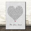 David Bowie The Jean Genie Grey Heart Song Lyric Quote Music Print