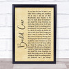 Green Day Basket Case Rustic Script Song Lyric Quote Music Print Green Day Basket Case Rustic Script Song Lyric Quote Music Print