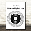 Leo Sayer Moonlighting Vinyl Record Song Lyric Quote Music Print