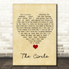 Ocean Colour Scene The Circle Vintage Heart Song Lyric Quote Music Print