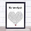 Frightened Rabbit The Woodpile White Heart Song Lyric Quote Music Print