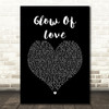 Luther Vandross Glow Of Love Black Heart Song Lyric Quote Music Print