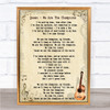 Queen We Are The Champions Song Lyric Vintage Quote Print