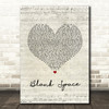 Taylor Swift Blank Space Script Heart Song Lyric Quote Music Print