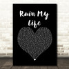 Zara Larsson Ruin My Life Black Heart Song Lyric Quote Music Print